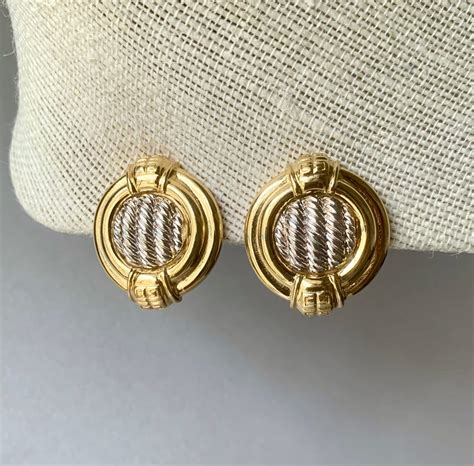 givenchy jewelry vintage|vintage givenchy clip on earrings.